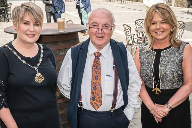 Dr Katrina Collins, Dr Terry Cross OBE and Sandra Corkin
