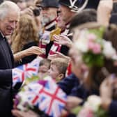 The King meets crowds in Royal Hillsborough