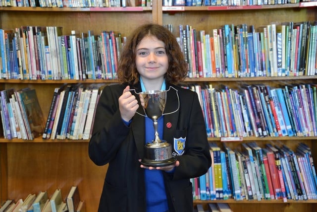 The Miss E. Simpson Cup for Junior French - Emilia Corr