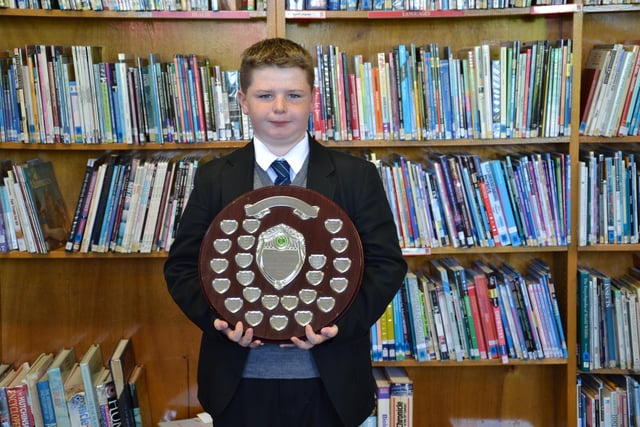 The Nigel Taggart Shield for the most improved player Boys Hockey - Lewis Kirkpatrick