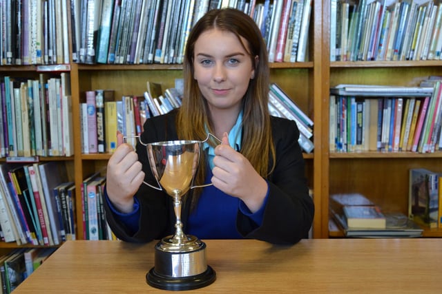 The Colin Hargie Cup for English in the Junior School - Kacey McBride