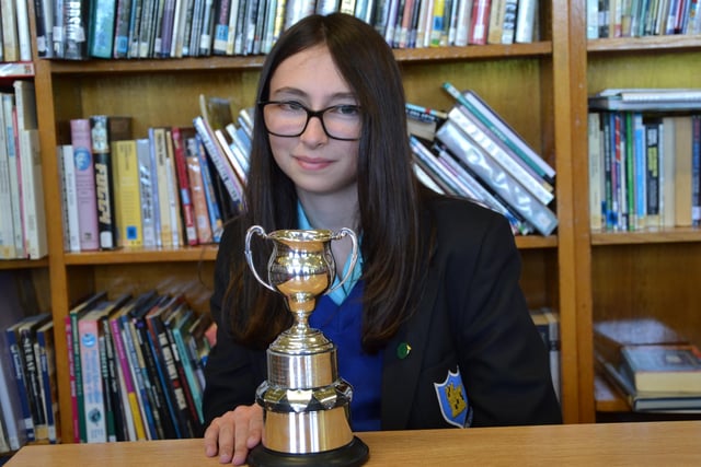 The F. H. Girvan Cup for Science in the Junior School - Kacee harkness