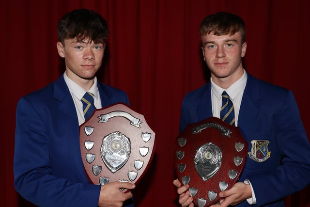 Top Performers in boys sport Eamonn Ward and Cormac McKeown