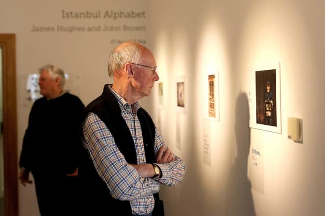 Some of those who attended the launch of the Istanbul Alphabet exhibition which is now open at Roe Valley Arts and Cultural Centre