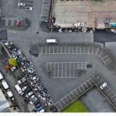 The level of dumping outside the Fairgreen Craigavon Amenity Site in Portadown has been shown via drone footage taken by local man Paul Cranston of Blackbox Aerial Photography.