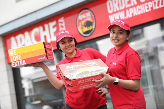 Apache Pizza opens 21st store in Northern Ireland at Dungannon.
