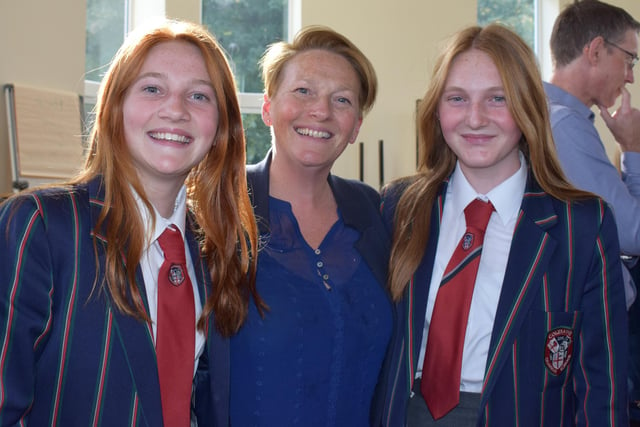 The McNally sisters with their mum Elaine