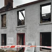 Orange hall was gutted in the arson attack.