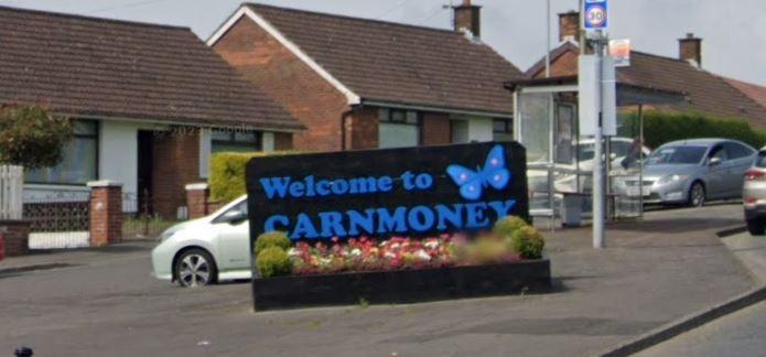 Carnmoney. Pronounced Carn-money, sometimes the n is dropped and the area is mistakenly referred to as 'Car-money' village.