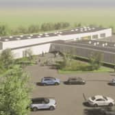 An artist’s impression of the proposed new Gaelscoil Eanna in Glengormley