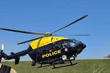 Police Air Support was deployed in the search. Photo (stock image): PSNI