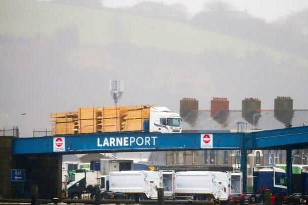 Port of Larne. Picture by Jonathan Porter/PressEye