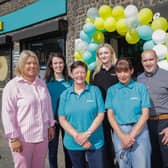Leon and Deirdre with some of the store team.