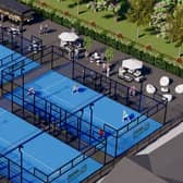 An artistic rendering of the first site.  Photo: supplied