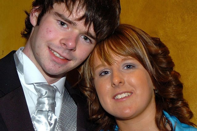 Andy McGuckin and Alison Colbert at Cookstown High School formal held in the Glenavon House Hotel in 2006.