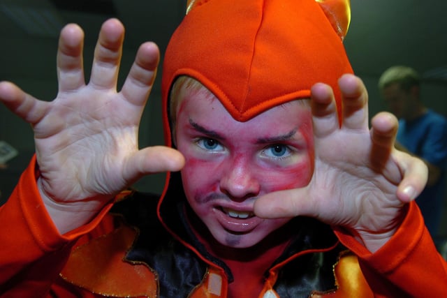 Ryan Martin puts on a scary face at the Halloween party held at Copeland back in 2007.