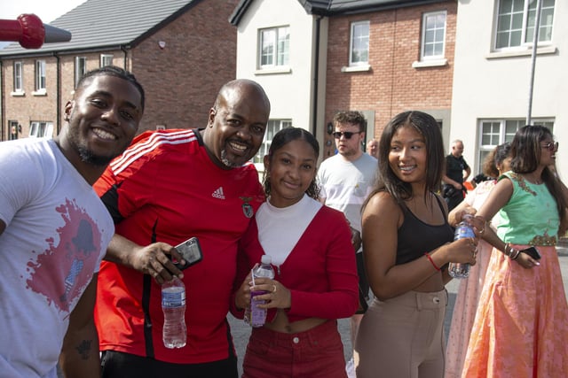 Fun times at a Portadown estate's multi-cultural street party with food, music and fun from across the globe.