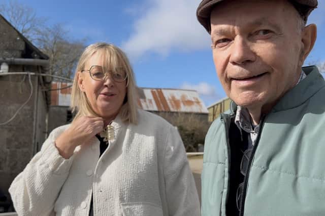 Alan with Kate Clifford, director of the Rural Community Network | Shauna Corr