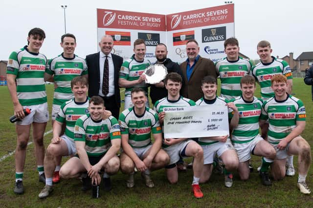 The Quigg Golden Open Sevens was won by Omagh Accies.