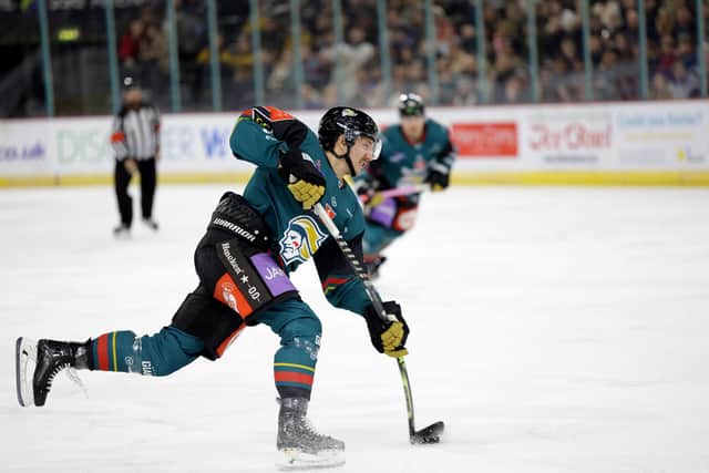 Belfast Giants' Ben Lake who has signed on for another season in Teal. Photo by William Cherry/Presseye