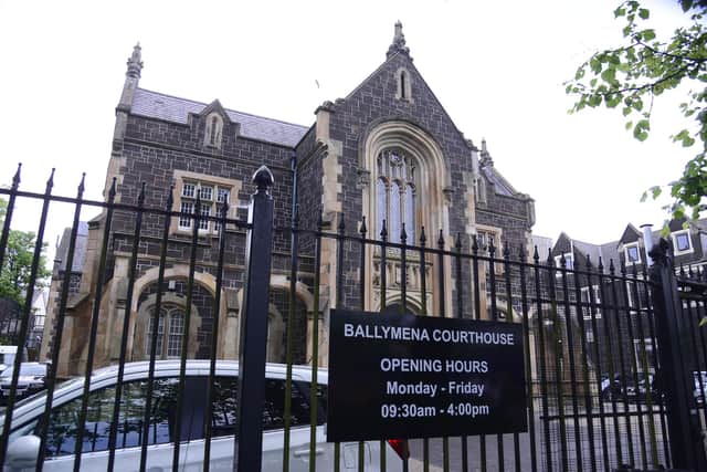 The case was adjourned at Antrim Magistrates Court, sitting in Ballymena. Photo: Pacemaker Press.