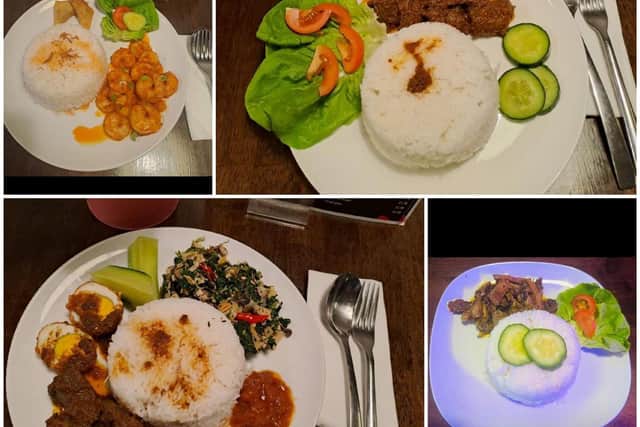 Some of the tropical food - fresh and traditionally cooked.