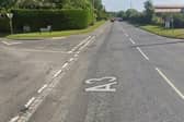 Station Road junction with Lisburn Road, Moira. Photo: Google