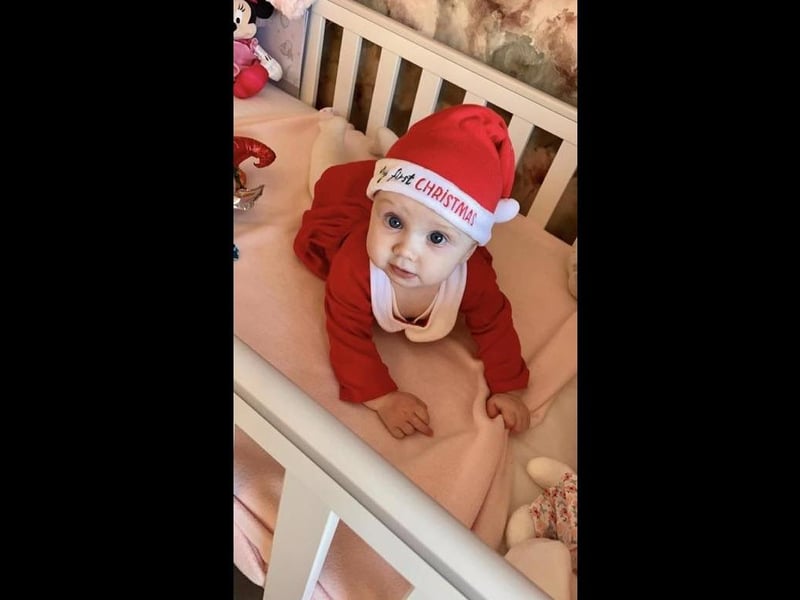 Rosa’s first Christmas.