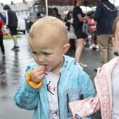 Young residents enjoying the estate's 70th anniversary celebrations.