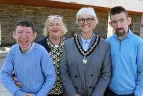 Deputy Mayor of Causeway Coast and Glens, Councillor Tanya Stirling, welcomed members of the Mosside Monday Club to a reception in Cloonavin. CREDIT CCGBC