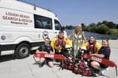 Ahead of the World Drowning Prevention Day at South Lake Watersports on Saturday, July 25, Lord Mayor Councillor Mary O’Dowd is pictured with Lough Neagh Search and Rescue Response Unit crew members Daire and Nathan and South Lake Leisure Centre swimming instructors Chloe and Darragh. Picture: Edward Byrne Photography / ABC Borough Council