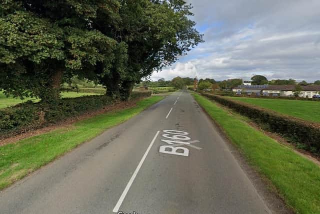 Ballyronan Road, Magherafelt, where the crash happened in the earlier hours of Saturday morning. Two teenagers were injured, one seriously. Credit: Google