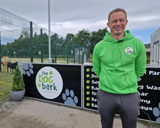 Lurgan native Brian Leathem who returned from Holland after 17 years fixing yachts for the uber rich and set up his own business taking care of dogs. Brian, who owns The Dog Bark in Lurgan, Co Armagh, has plans to expand the dream across every county in Ireland.