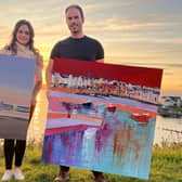 Portstewart husband and wife artists Adrian Margey and Evana Bjourson are staging a major joint exhibition of their work at Portballintrae Village Hall. Credit Adrian Margey
