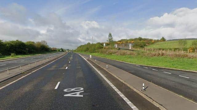 General view of the A8 Larne Road. Pic Google Maps