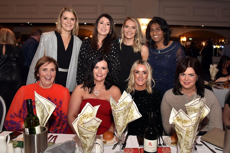 Workers from Wynne Hill GP Surgery, Lurgan, having a great night out at the Seagoe Hotel Christmas party night on Saturday, December 9. PT51-223.
