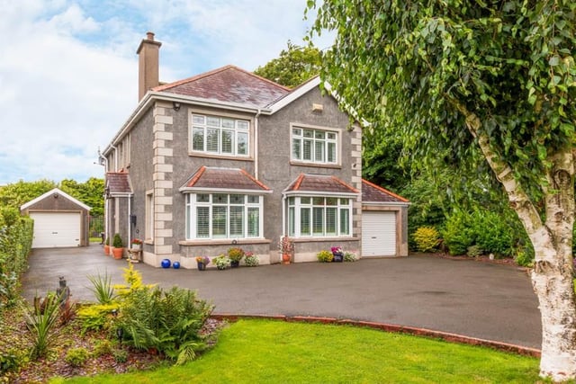 The property is on an extensive landscaped site.