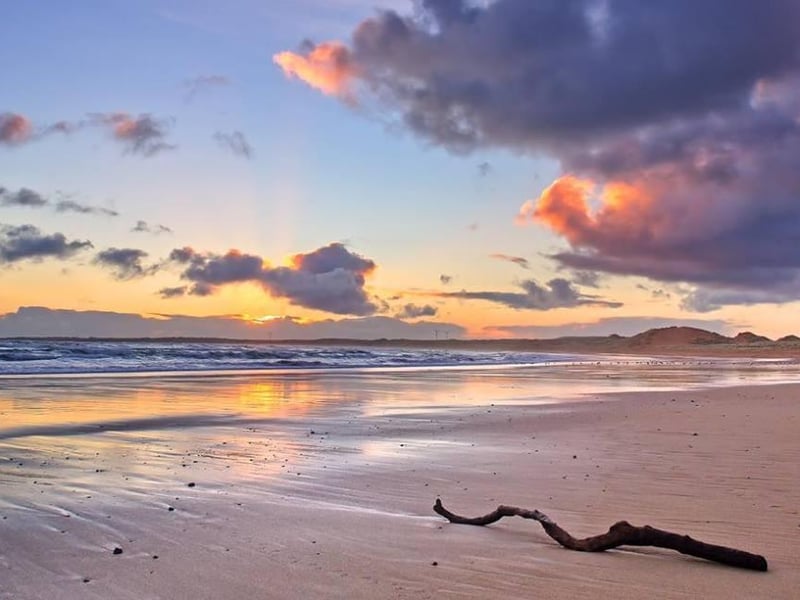 This stunning beach has a Green Coast Award and a Marine Conservation Society Recommendation - yes, it has dolphins. The local tourism board calls it a "wonderful place to walk and stop and breathe in a touch of Scottish heaven".