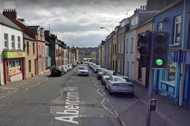 Abercorn Road in Derry / Londonderry. Credit: Google.