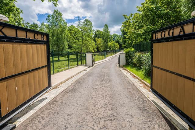 Entrance to the therapeutic farm situated in Magherafelt. Photo: CATHAL MC OSCAR