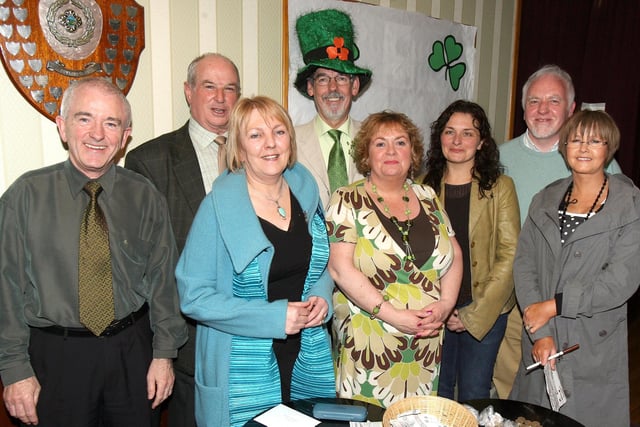 St. Patrick's Church Portrush committee members who helped to organise the St. Patrick's Evening in 2007