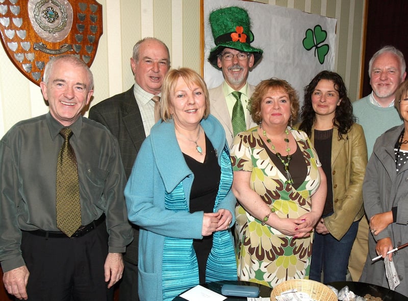 St. Patrick's Church Portrush committee members who helped to organise the St. Patrick's Evening in 2007