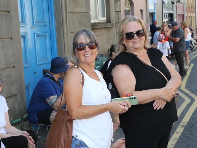 Ballymoney, Rasharkin, Cloughmills, Bushmills and Ballycastle were in attendance at the Twelfth demonstration in Ballymoney with a total of 43 Lodges and 22 bands.