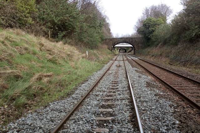 Essential engineering works will be taking place on Belfast to Portadown train line this Sunday. Picture: Translink