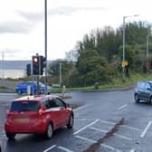The lights are currently out at the junction of the Antrim Road and the Floral Road. (Pic by Google).