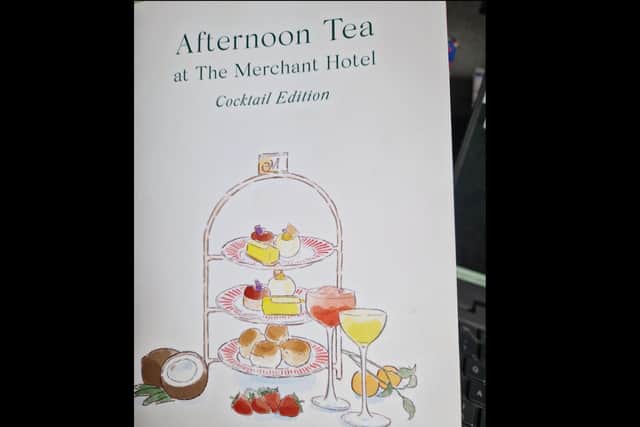 The Merchant Hotel's afternoon tea Cocktail Edition. Picture: National World