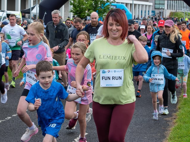 The fun run hits the road.
