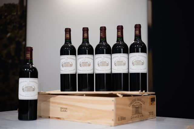 Iconic wines such as Château Margaux 2010 are listed within the auction catalogue. Picture: Wilsons Auctions