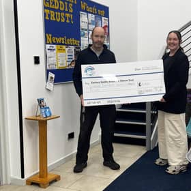 Coleraine Mental Health Charity Zachary Geddis Trust were delighted to receive £18,700 donated from Terry Geddis’ Cycle for Suicide challenge completed in August 2026.