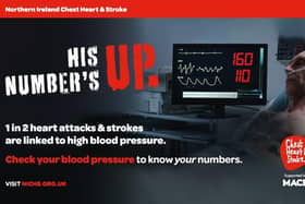 Northern Ireland Chest Heart & Stroke's current blood pressure awareness campaign